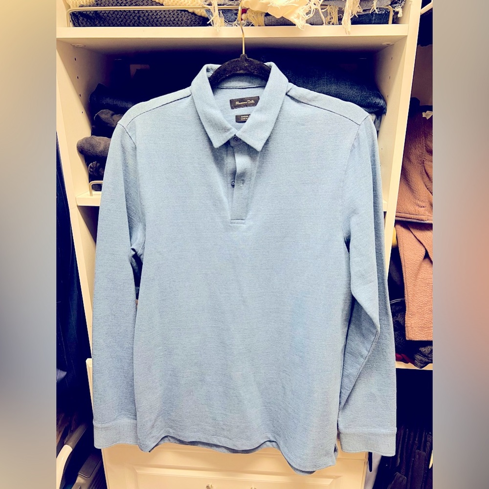 Massillon Dutti long sleeve polo - Medium